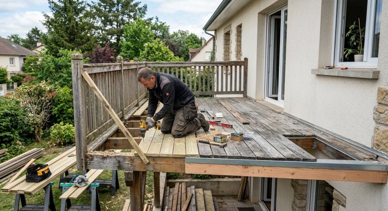 Deck Stairs Repair in Redmond, WA